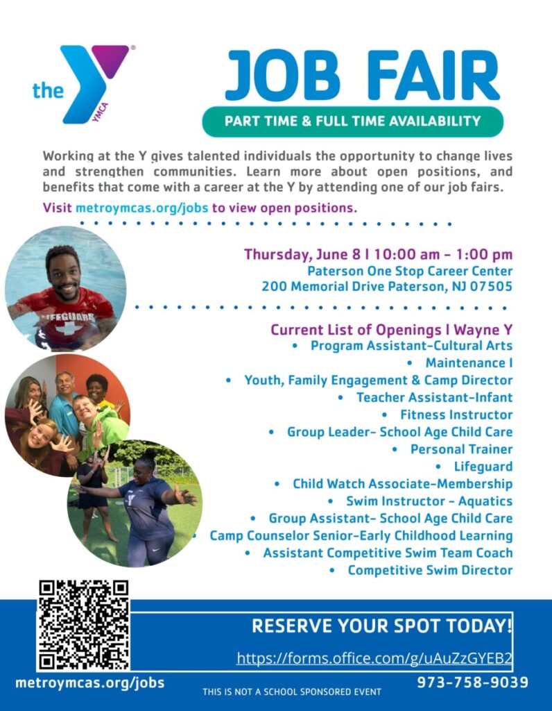 DOL Paterson Job Fair Flyer June 2023 - Passaic County One Stop Career ...