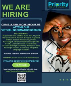 PRIORITY GROUP SERVICES VIRTUAL INFORMATION SESSION