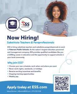 ESS NJ PATERSON DISTRICT RECRUITING NOW HIRING