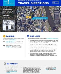 NEWARK OUTREACH OFFICE TRAVEL DIRECTIONS
