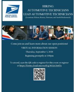 USPS Virtual Information Session Flyer